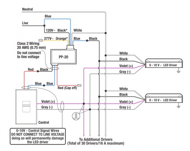 0 10 Volt Dimming Wiring Diagrams