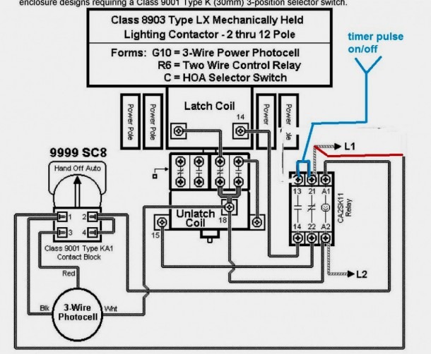 3 Pole Contactor Wiring Diagram from www.mikrora.com