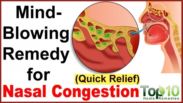 Instant Relief From Nasal Congestion