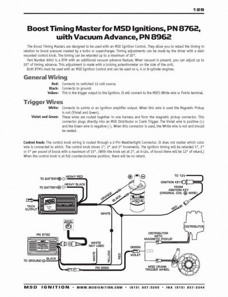 Msd Timing Control Wiring Diagram
