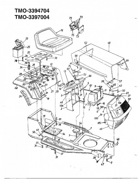 Snowblower Engine Diagram