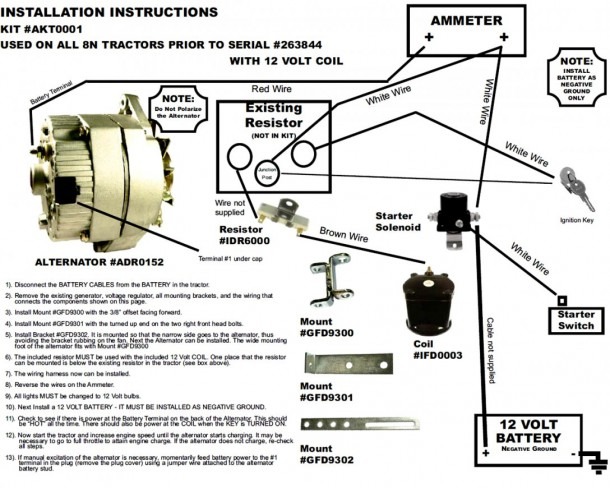 1947 Ford 8n Tractor Wiring Diagram
