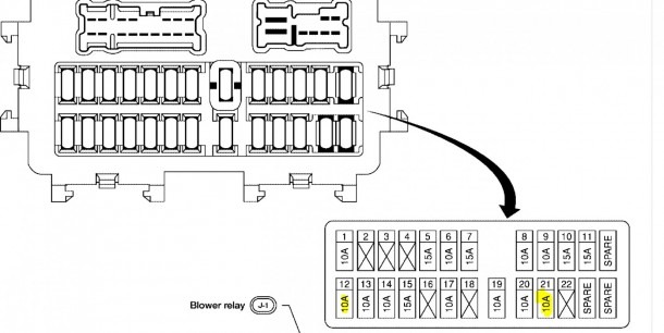 2013 Altima Fuse Box Diagram