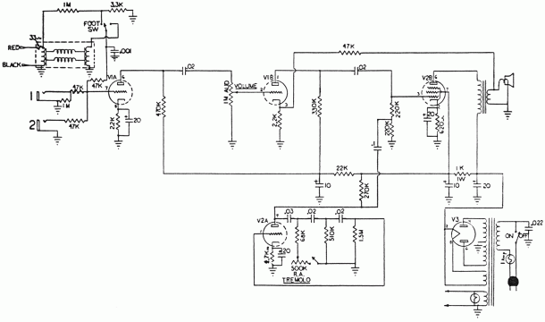Tube Amplifier Circuit For Guitar