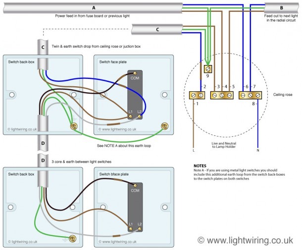 2 Way Switch Line Diagram