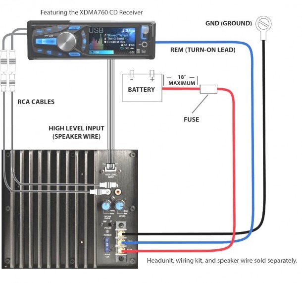 Sub Wiring Schematic