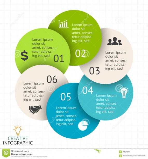 Vector Circle Arrows Infographic, Diagram, Graph, Presentation