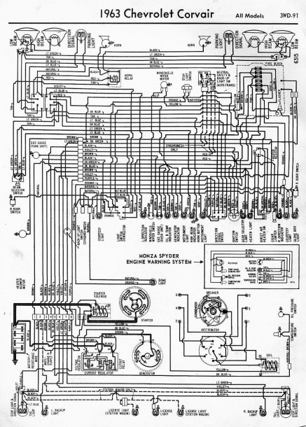 1963 Chevy Wiring Diagram Manual Reprint Impala Ss Bel Air