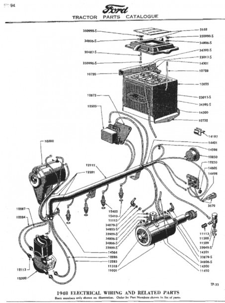 Wiring Diagram For 8n Ford Tractor 6 Volt Readingrat Net Simple