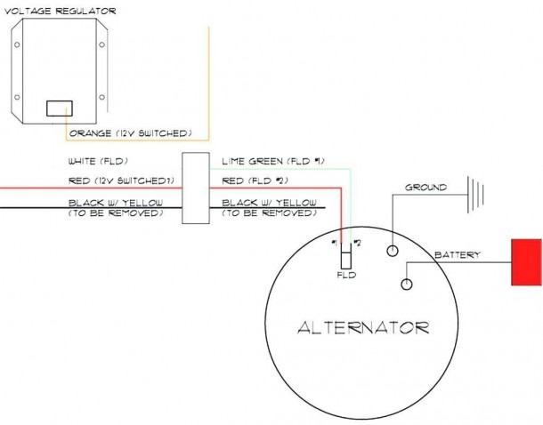 Delco Alternator Wiring Diagram