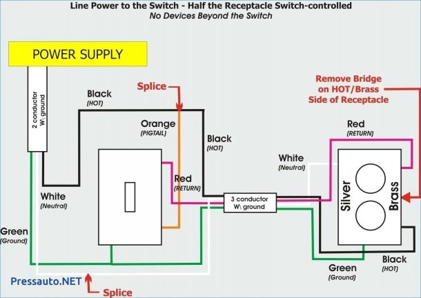 Quad Receptacle Schematic Wiring