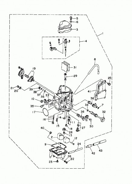 Yamaha Kodiak 400 Parts Diagram