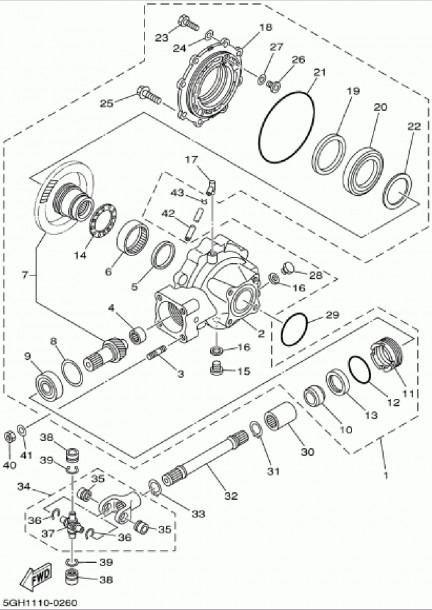 Yamaha Kodiak 400 Parts Diagram
