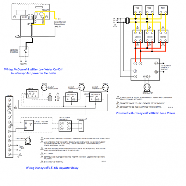 Zone Wiring Valve M6184d
