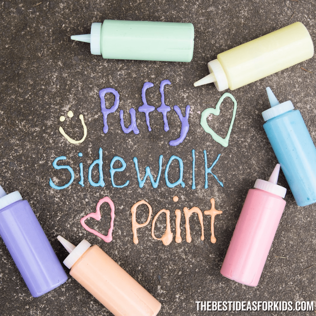 Puffy Sidewalk Paint