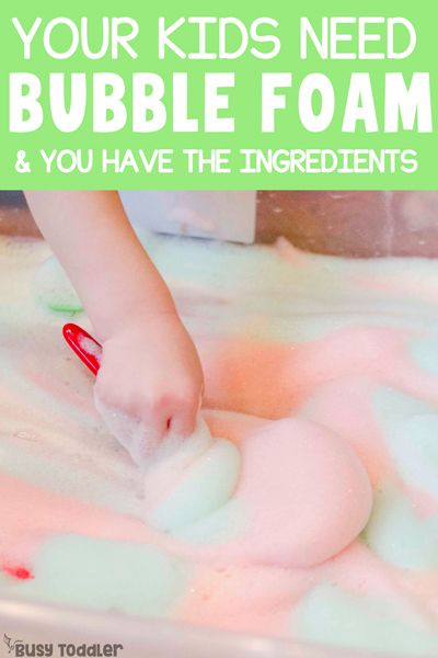 You Need to Make Bubble Foam